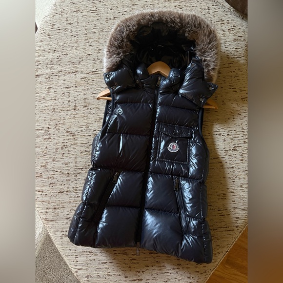 Moncler Balabio Hooded Puffer Vest - Picture 1 of 8